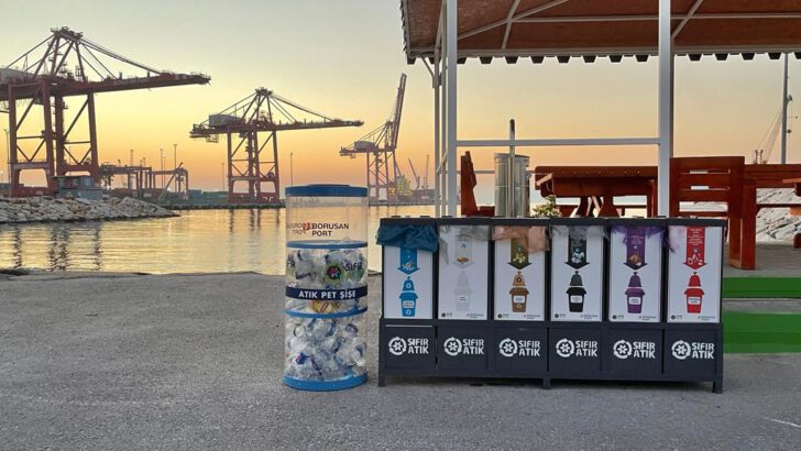 Borusan Limanı, pet şişe atıklarını döngüsel ekonomiye kazandırıyor