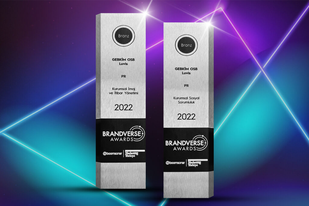 GEBKİM OSB’YE Brandverse Awards’tan 2 ödül