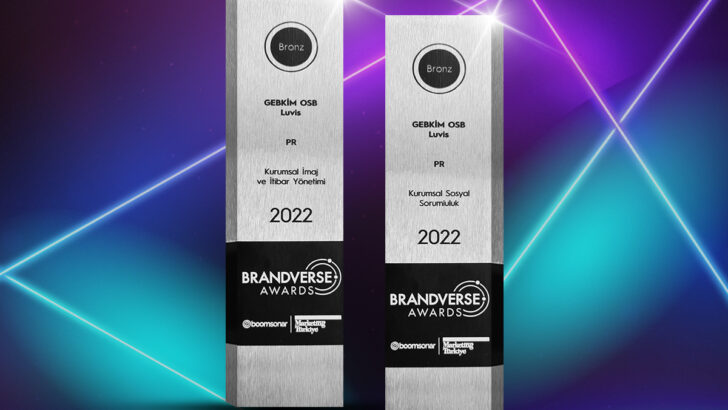 GEBKİM OSB’YE Brandverse Awards’tan 2 ödül